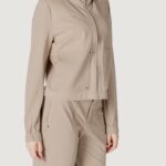 Felpa senza cappuccio Street One Zip_Jacket_loose fit_ Set Beige - Foto 3