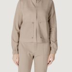 Felpa senza cappuccio Street One Zip_Jacket_loose fit_ Set Beige - Foto 5