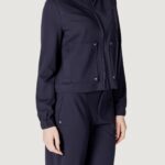 Felpa senza cappuccio Street One Zip_Jacket_loose fit_ Set Blue scuro - Foto 3