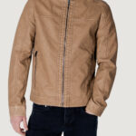 Giacchetto Jack Jones JJEWARNER WASHED PU JACKET NOOS Beige - Foto 1