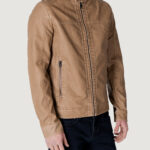 Giacchetto Jack Jones JJEWARNER WASHED PU JACKET NOOS Beige - Foto 3