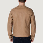 Giacchetto Jack Jones JJEWARNER WASHED PU JACKET NOOS Beige - Foto 4