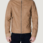 Giacchetto Jack Jones JJEWARNER WASHED PU JACKET NOOS Beige - Foto 5