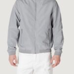 Giacchetto Jack Jones JJERUSH HARRINGTON BOMBER NOOS Grigio Chiaro - Foto 2