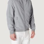 Giacchetto Jack Jones JJERUSH HARRINGTON BOMBER NOOS Grigio Chiaro - Foto 3