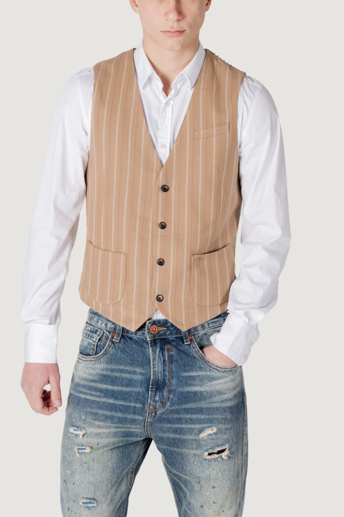 Gilet Casual Gianni Lupo  Beige