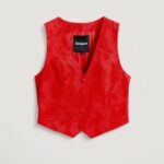 Gilet da completo Desigual CHALECO_PORTLAND Rosso - Foto 2