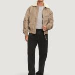 Giubbotto Calvin Klein Jeans AVIATOR SHERPA JACKE Beige - Foto 4