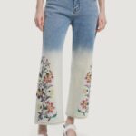 Jeans bootcut Desigual DENIM_TEXAS Blue Denim Chiaro - Foto 1