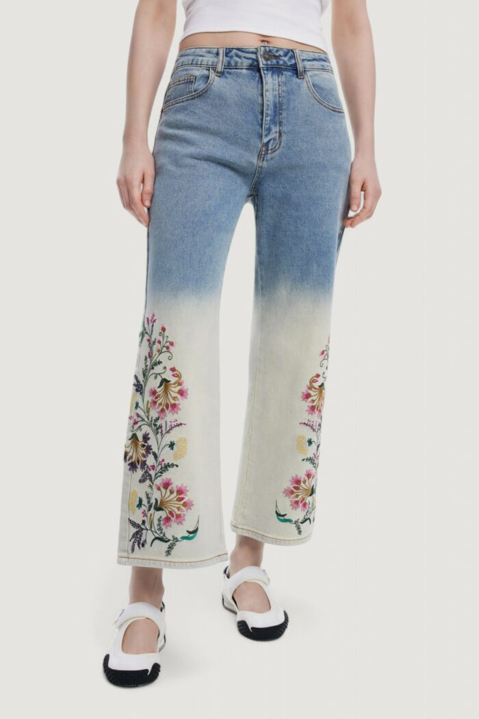 Jeans bootcut Desigual DENIM_TEXAS Blue Denim Chiaro