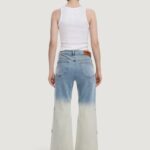 Jeans bootcut Desigual DENIM_TEXAS Blue Denim Chiaro - Foto 3