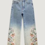 Jeans bootcut Desigual DENIM_TEXAS Blue Denim Chiaro - Foto 4