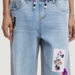 Jeans baggy Desigual DENIM_MINNIE Denim chiaro - Foto 2