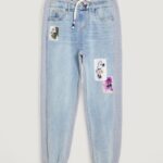 Jeans baggy Desigual DENIM_MINNIE Denim chiaro - Foto 5