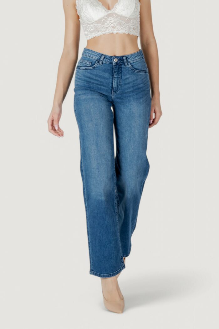 Jeans larghi Ichi IHTWIGGY STRAIGHT Denim