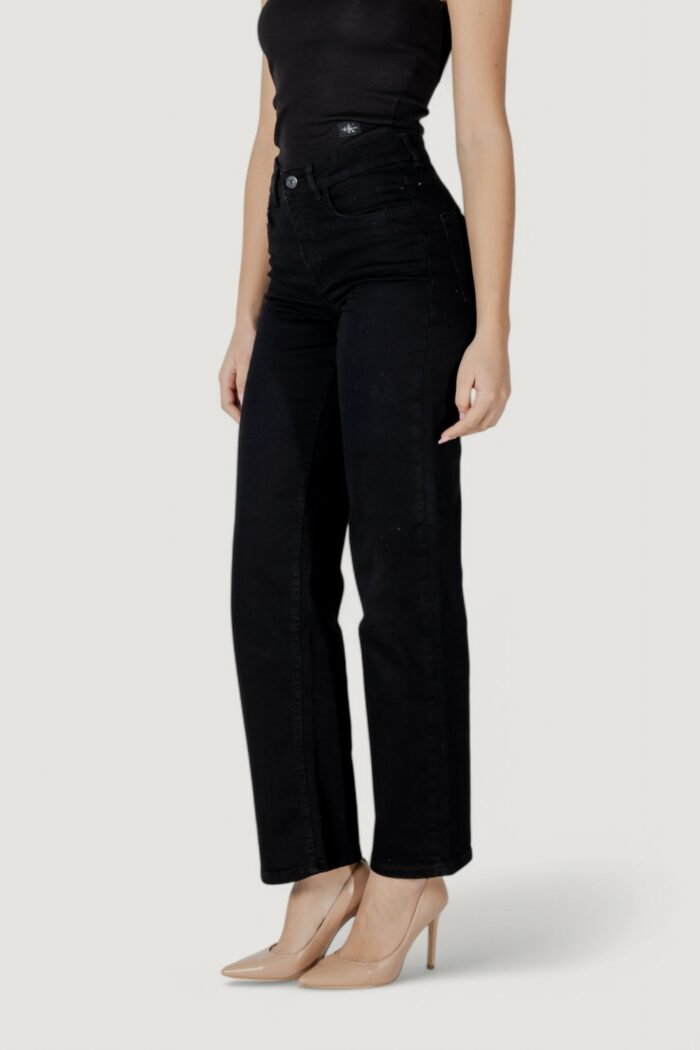 Jeans larghi Ichi IHTWIGGY STRAIGHT Nero