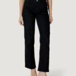 Jeans larghi ICHI IHTWIGGY STRAIGHT Nero - Foto 1