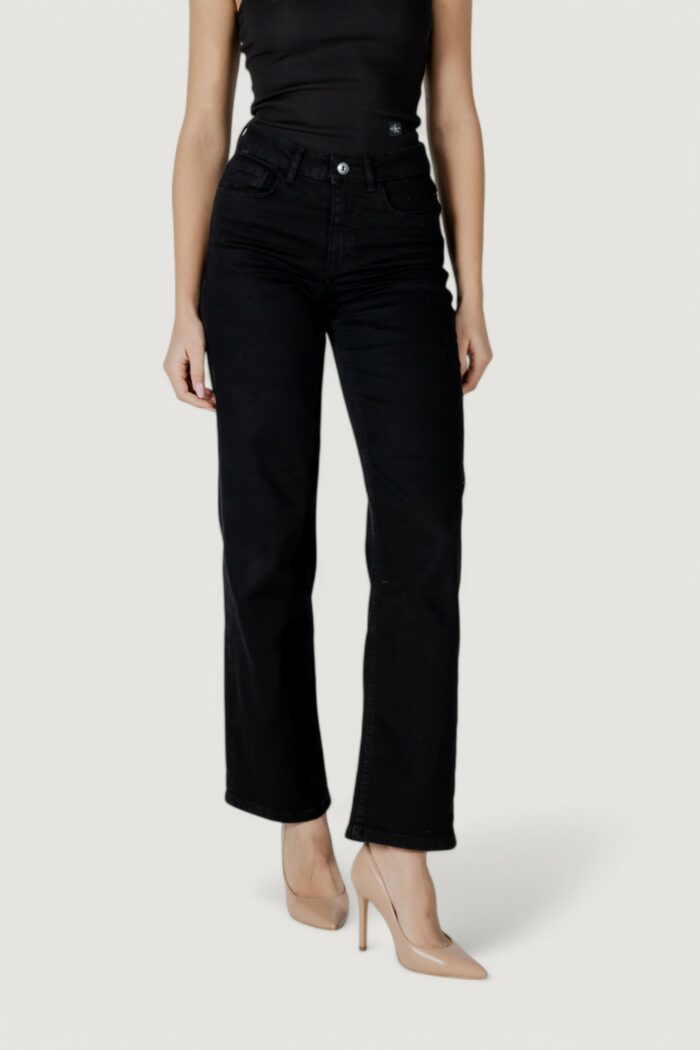 Jeans larghi Ichi IHTWIGGY STRAIGHT Nero