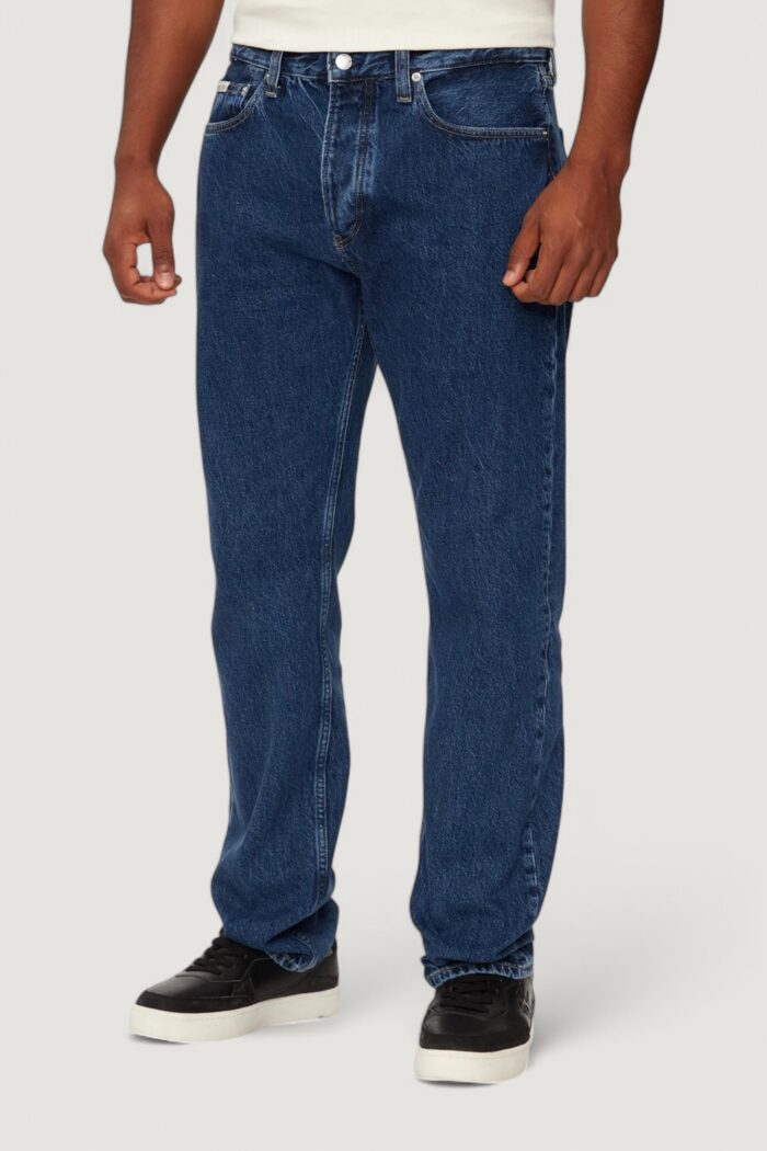 Jeans Calvin Klein STANDARD STRAIGHT Blue Denim Scuro