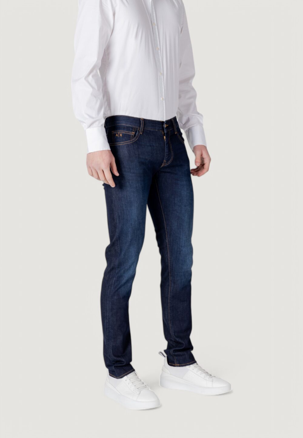 Jeans skinny Armani Exchange  Blue Denim Scuro - Foto 3