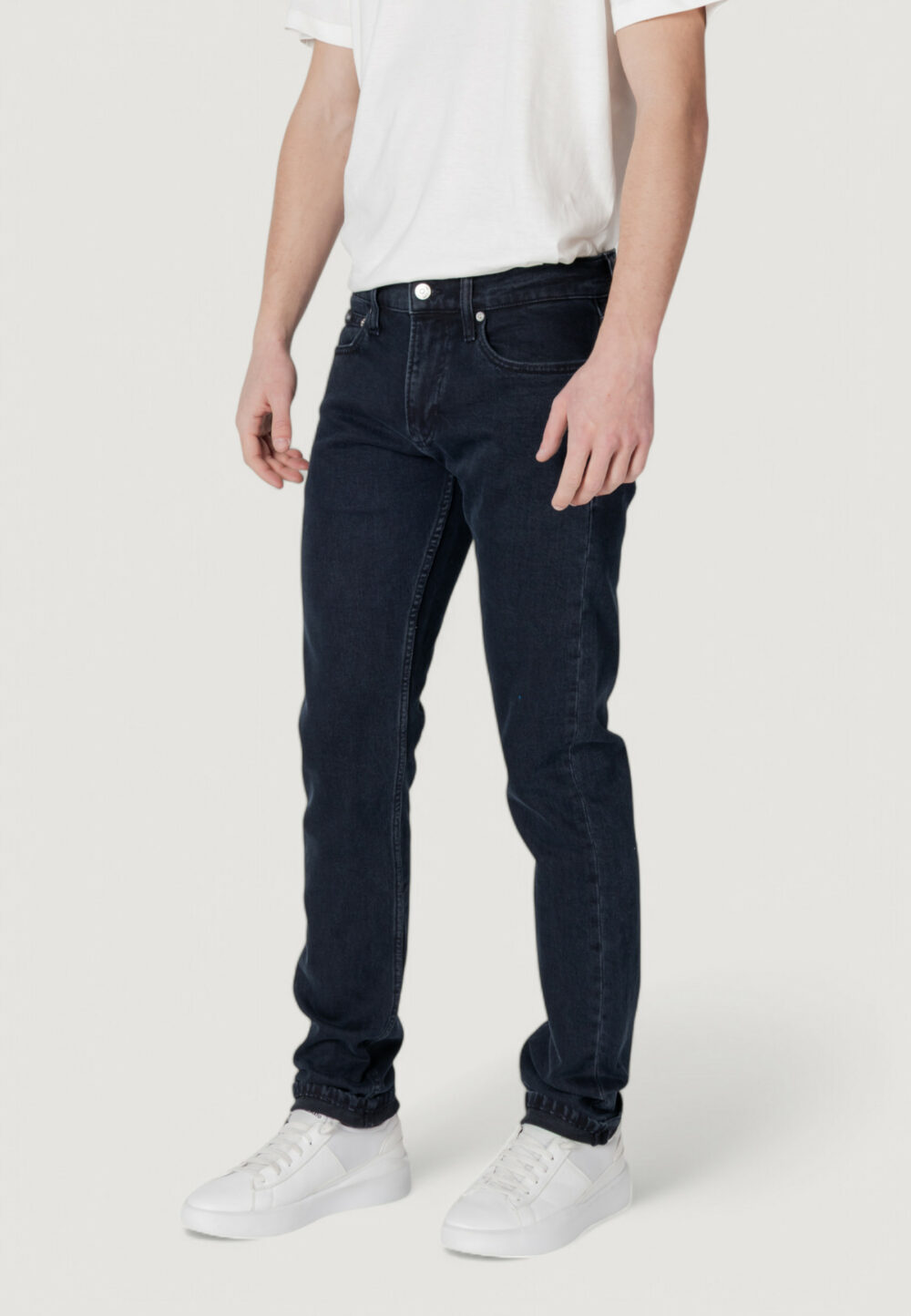 Jeans slim Calvin Klein Jeans  Blue Denim Scuro - Foto 2