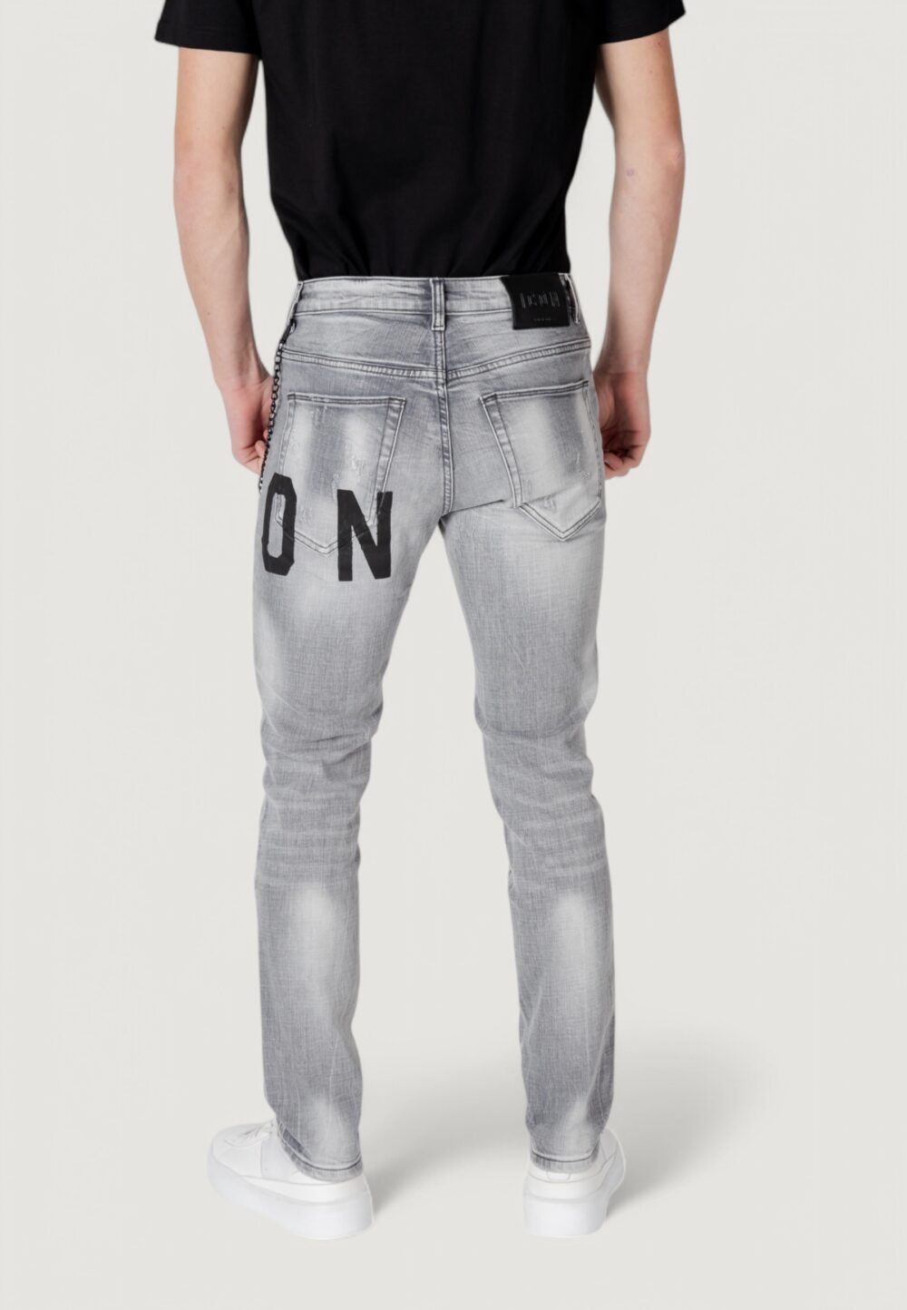 Jeans slim Icon  Grigio - Foto 4