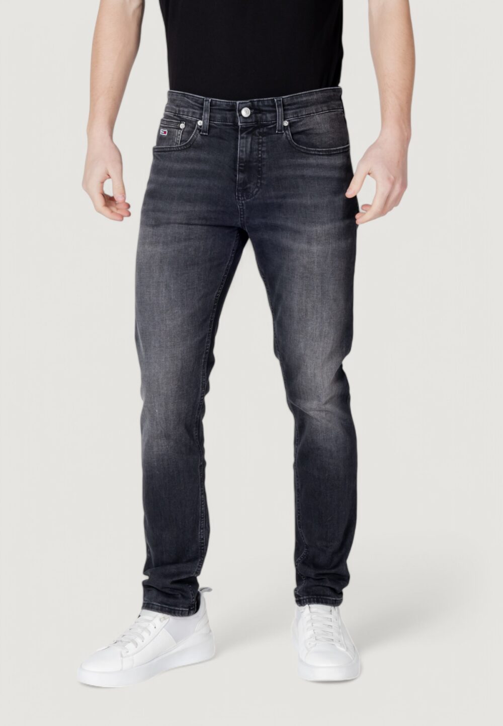 Jeans slim Tommy Hilfiger Jeans AUSTIN TPRD AH1 Black Jeans - Foto 1