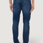 Jeans Tapered Calvin Klein Jeans SLIM TAPER Blue Denim Scuro - Foto 4