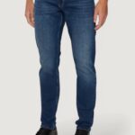 Jeans Tapered Calvin Klein Jeans SLIM TAPER Blue Denim Scuro - Foto 1