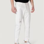 Jeans Tapered Gianni Lupo  Bianco - Foto 3