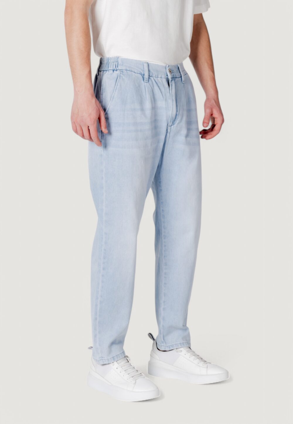 Jeans Tapered Gianni Lupo  Denim - Foto 3