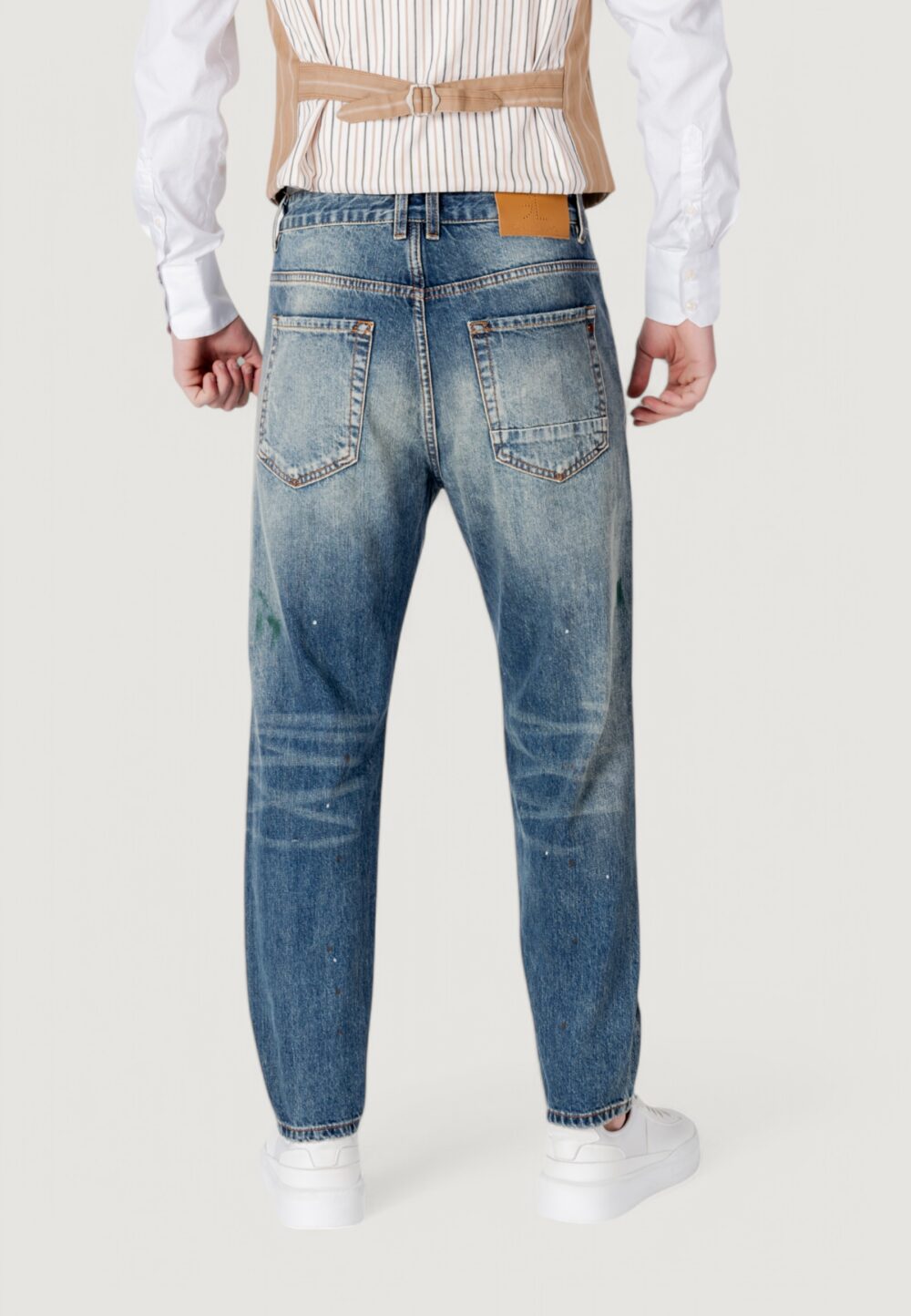 Jeans Tapered Gianni Lupo  Denim - Foto 4