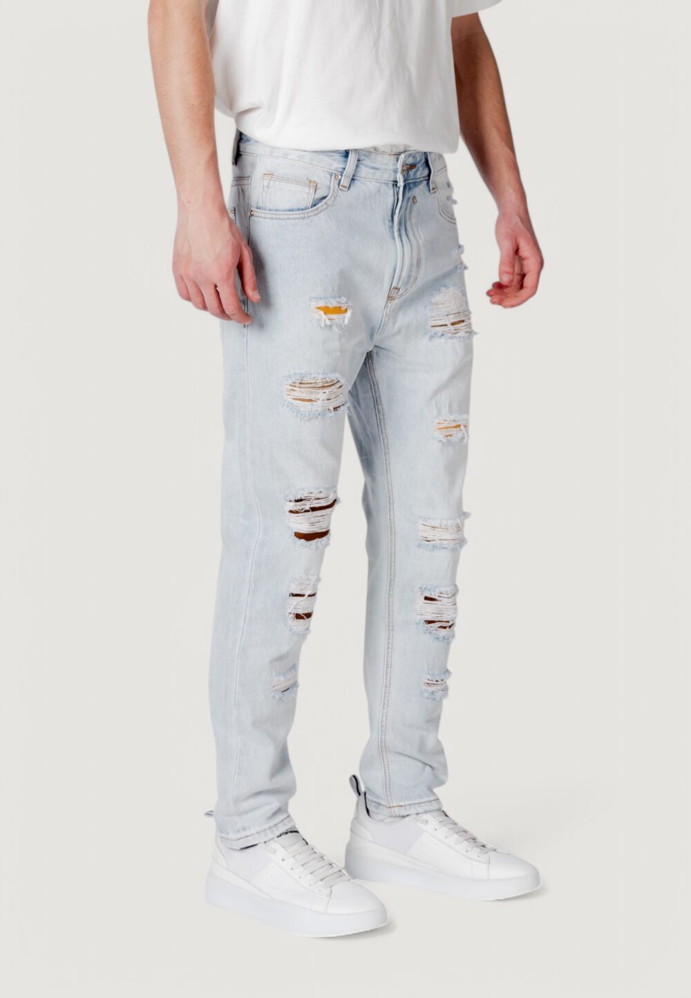 Jeans Tapered Gianni Lupo  Denim - Foto 3