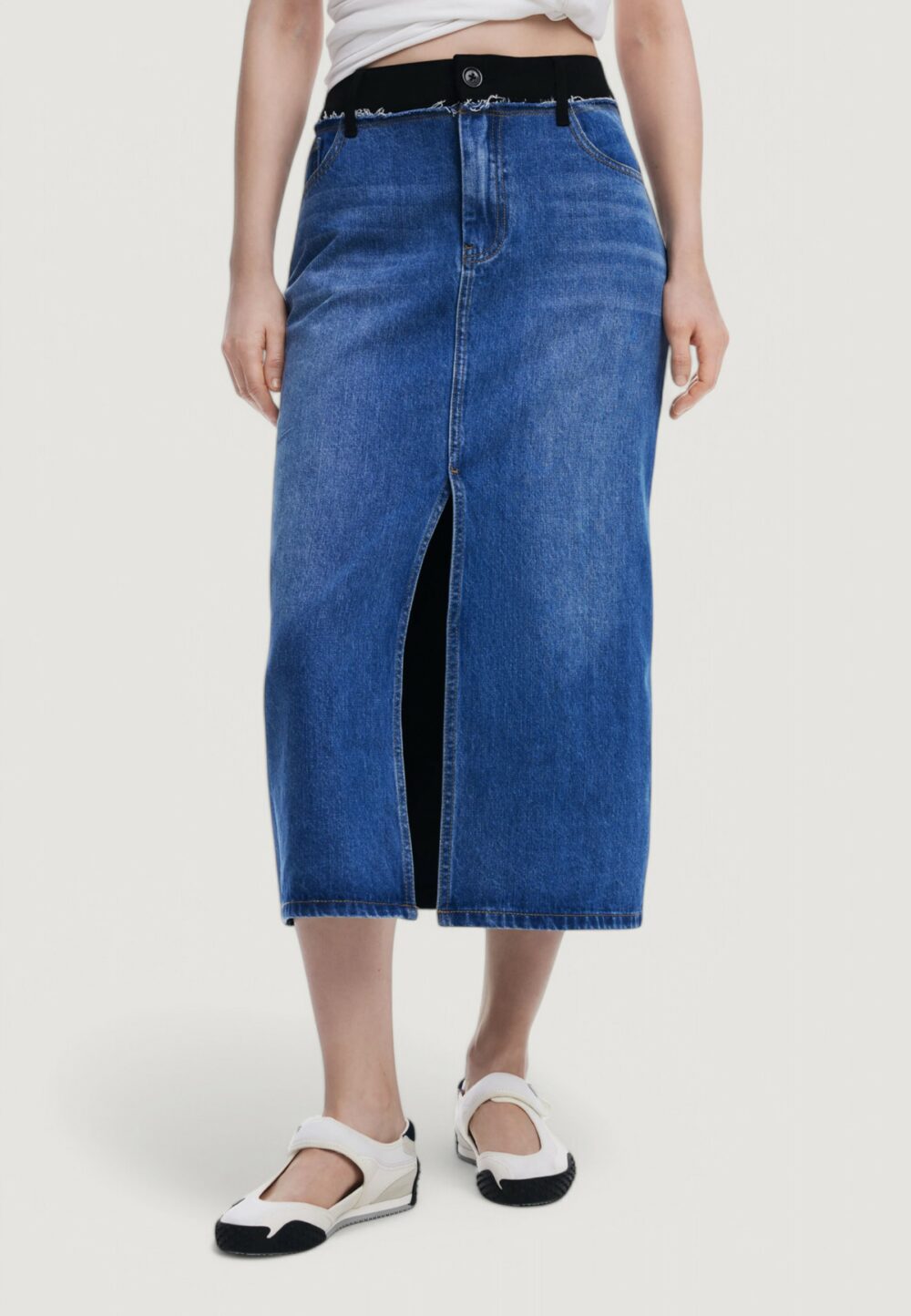 Longuette Desigual FAL_CERVANTES Blue Denim - Foto 1