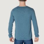 Maglia Jack Jones Jjeleo Knit Crew Neck Noos Indigo - Foto 4