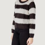 Maglione Jacqueline de Yong JDYSUN MINNA L/S Black-White - Foto 2