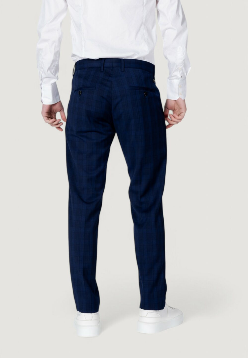 Pantaloni da completo Antony Morato BONNIE SLIM FIT GALLES PATTERN Blu marine - Foto 5