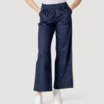 Pantaloni a palazzo Only Onlzora Mw Pull-Up Piping Pant Pnt Blue scuro - Foto 1