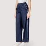 Pantaloni a palazzo Only Onlzora Mw Pull-Up Piping Pant Pnt Blue scuro - Foto 3