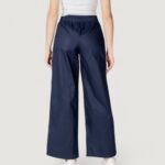 Pantaloni a palazzo Only Onlzora Mw Pull-Up Piping Pant Pnt Blue scuro - Foto 5