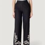 Pantaloni bootcut Vila Clothes Vipolene Hw Nero - Foto 1