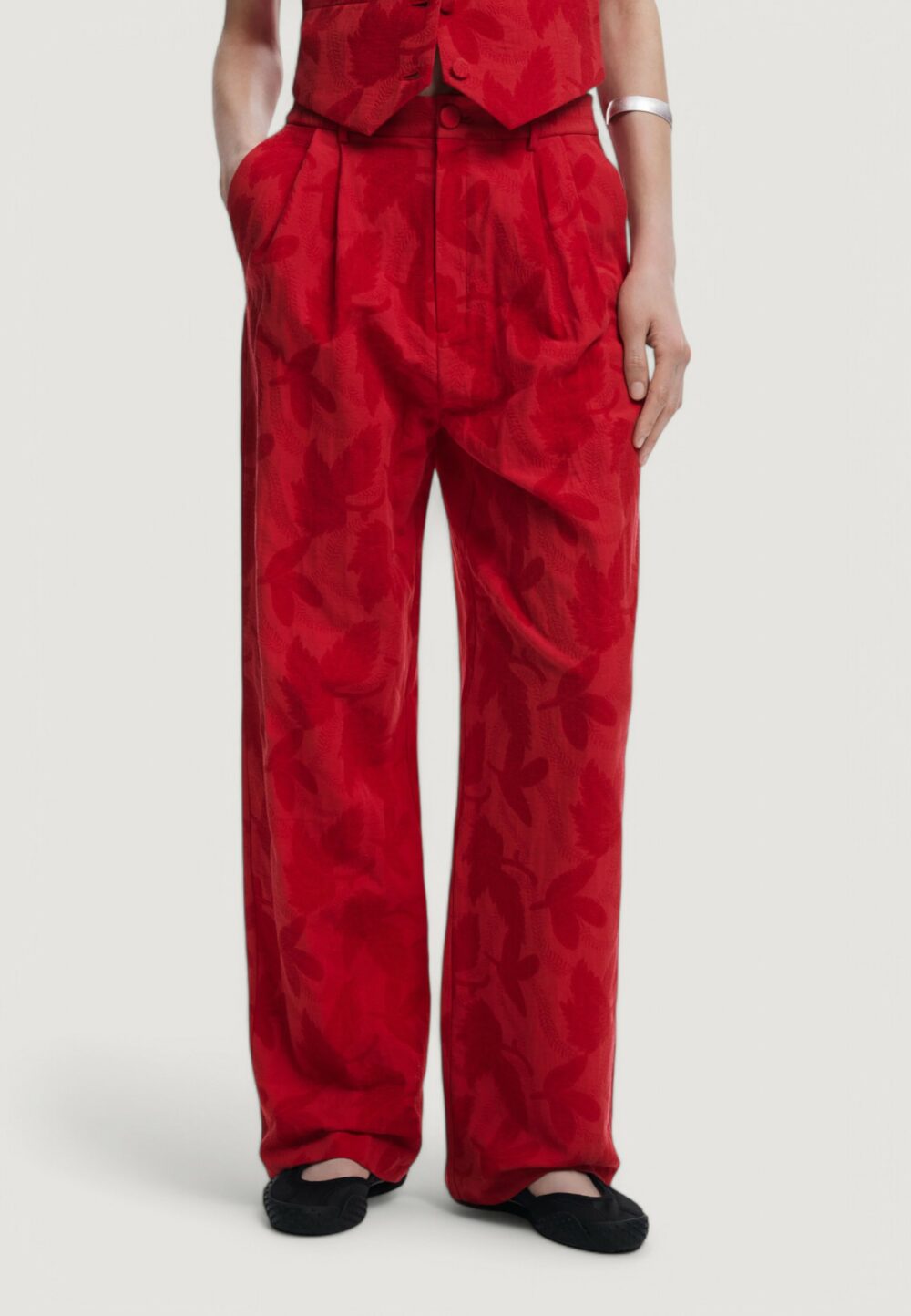 Pantaloni da completo Desigual PANT_SUITROJO Rosso - Foto 1