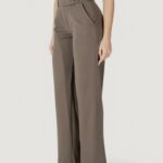 Pantaloni regular Street One Straight Leg L32 HW belt butto Terra - Fango - Foto 2