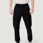 Pantaloni sportivi Antony Morato REGULAR FIT WITH LOGOED RUBBER FLAG Nero - Foto 1