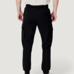 Pantaloni sportivi Antony Morato REGULAR FIT WITH LOGOED RUBBER FLAG Nero - Foto 4