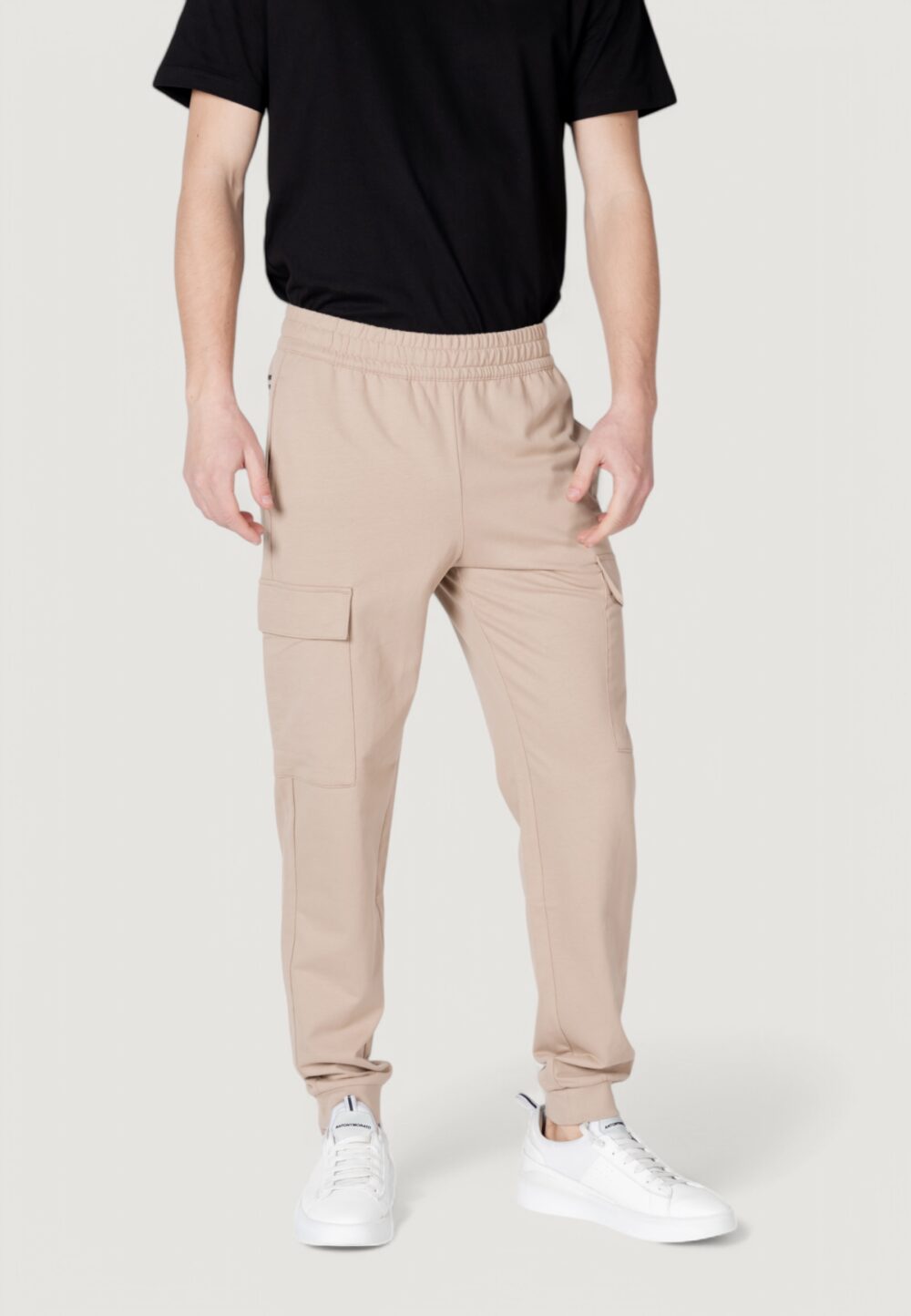 Pantaloni sportivi EA7  Beige scuro - Foto 1