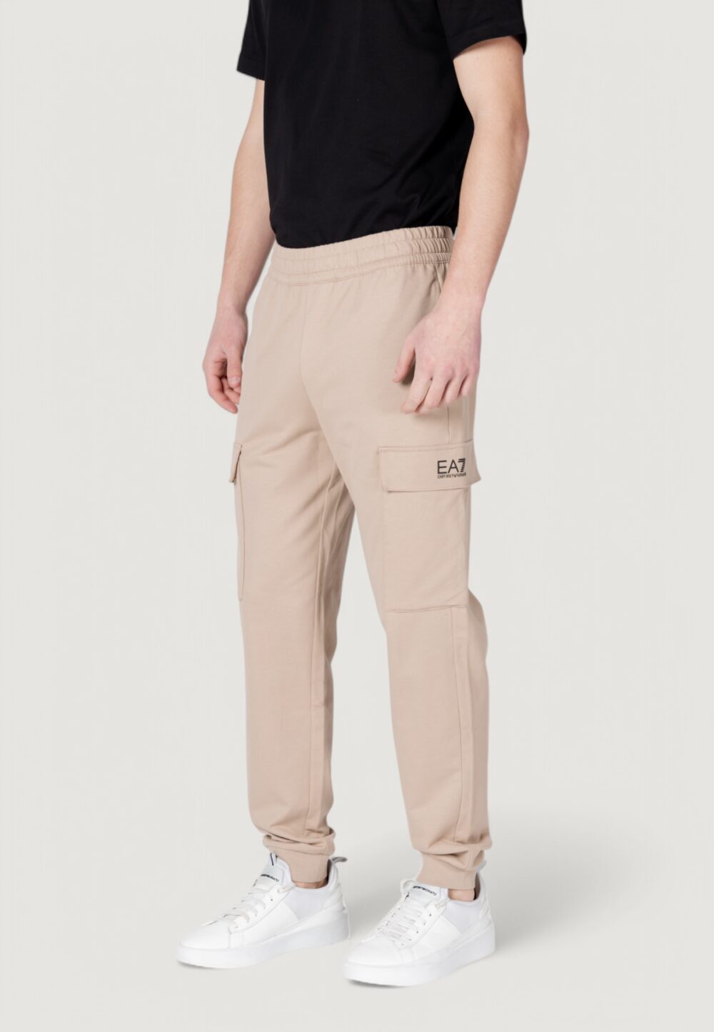 Pantaloni sportivi EA7  Beige scuro - Foto 3