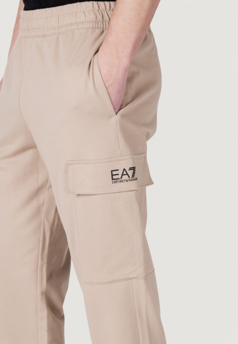 Pantaloni sportivi EA7  Beige scuro - Foto 2