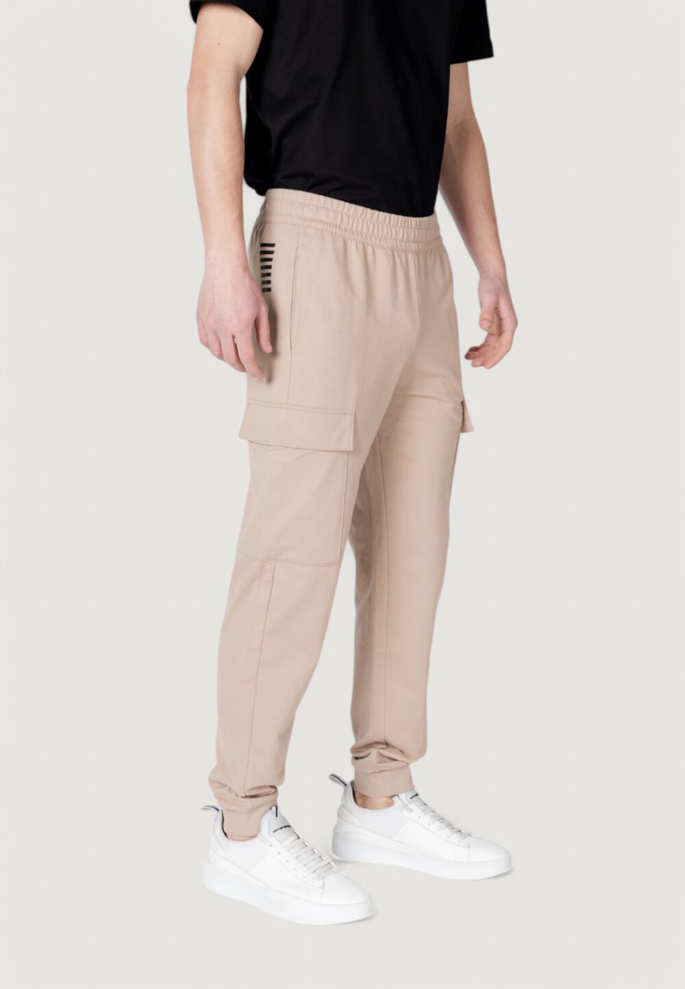 Pantaloni sportivi EA7  Beige scuro - Foto 4