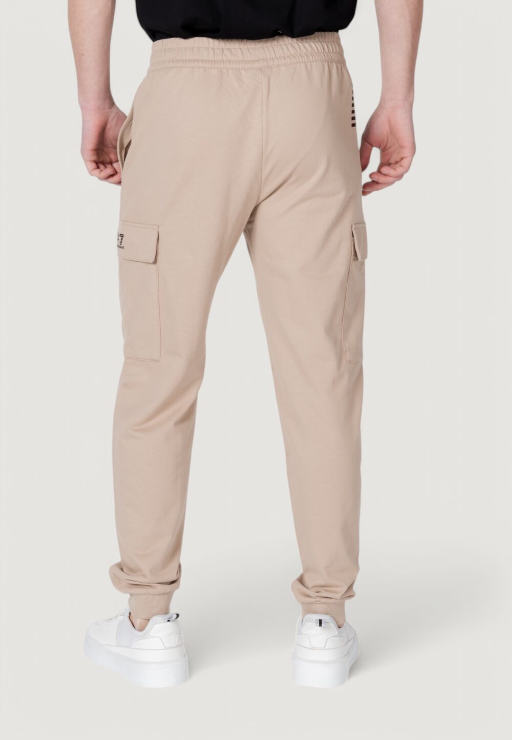 Pantaloni sportivi EA7  Beige scuro - Foto 5